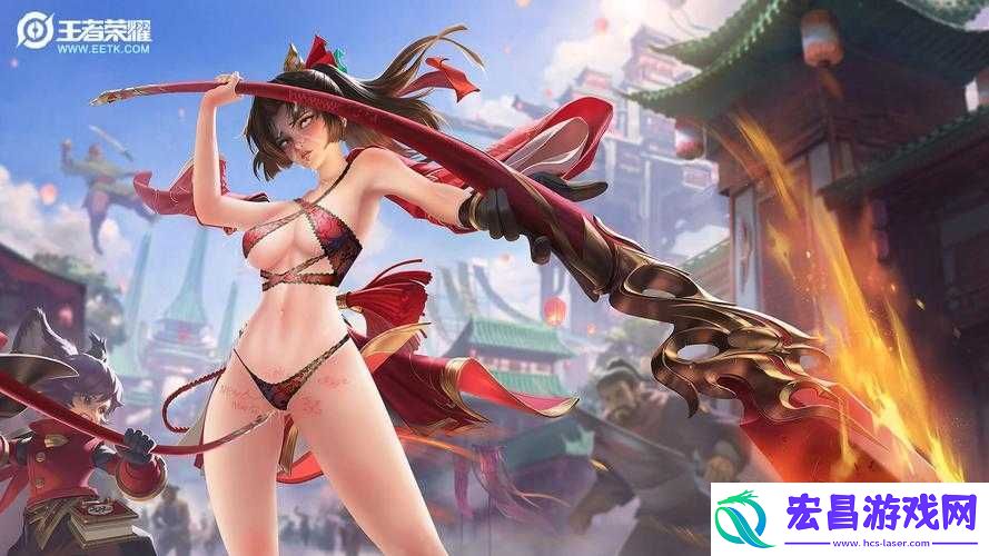 王者女英雄去掉服装后的独特魅力
