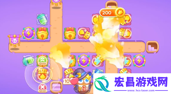 保卫萝卜4阿波与魔法宝藏第57关通关攻略