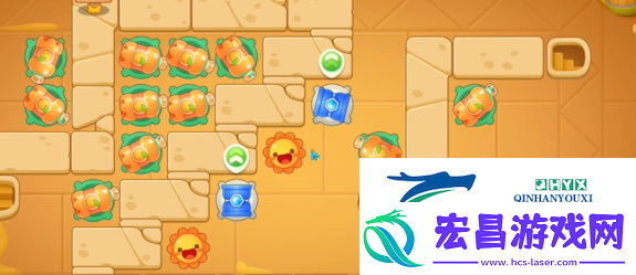 保卫萝卜4法老归来119关通关攻略