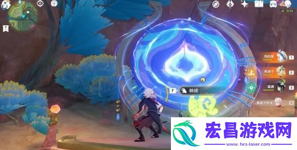 原神烟谜主3个触摸门在哪