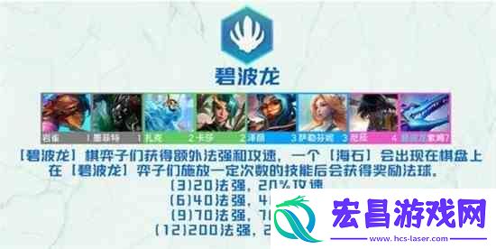 云顶之弈s7.5碧波龙法球奖励表一览