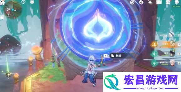 原神烟谜主3个触摸门在哪