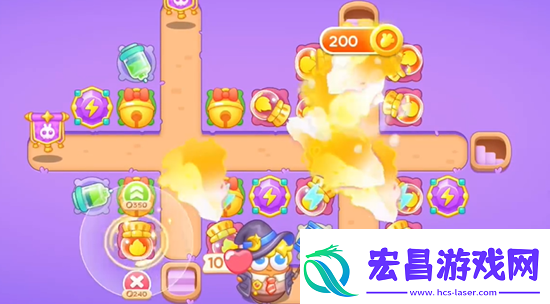 保卫萝卜4阿波与魔法宝藏第57关通关攻略