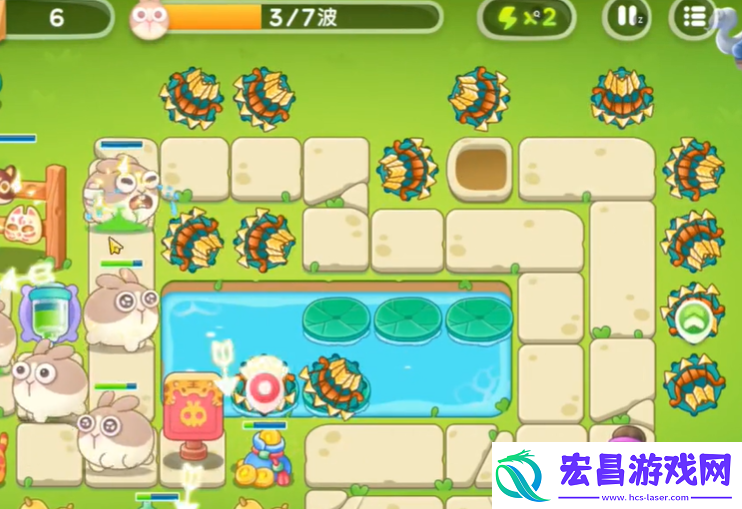 保卫萝卜4夏日垂钓19关攻略