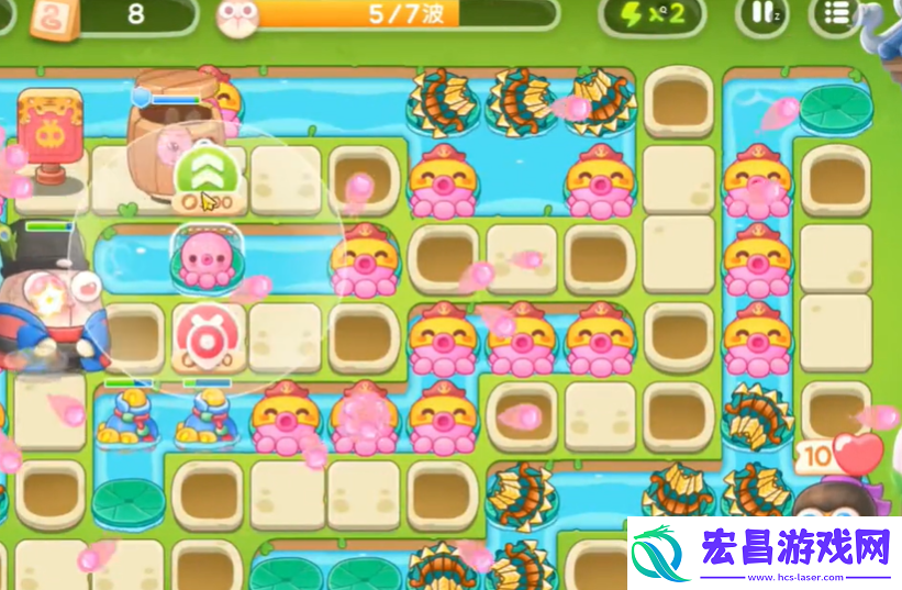 保卫萝卜4夏日垂钓18关攻略