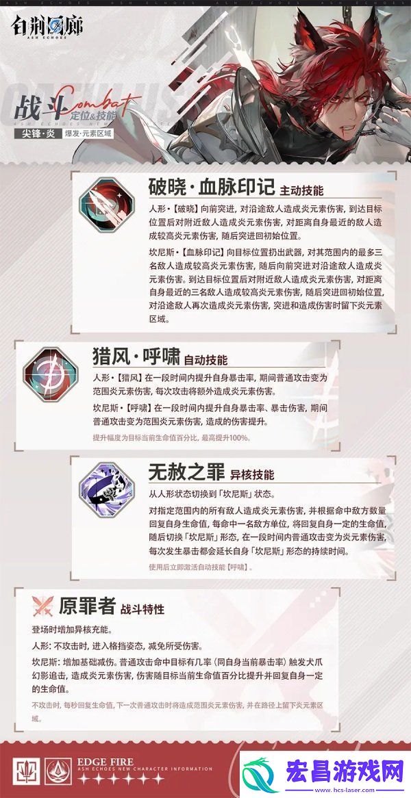 白荆回廊昊苍战斗定位介绍