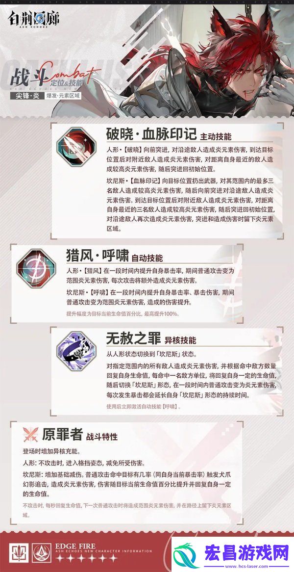 白荆回廊昊苍战斗定位介绍