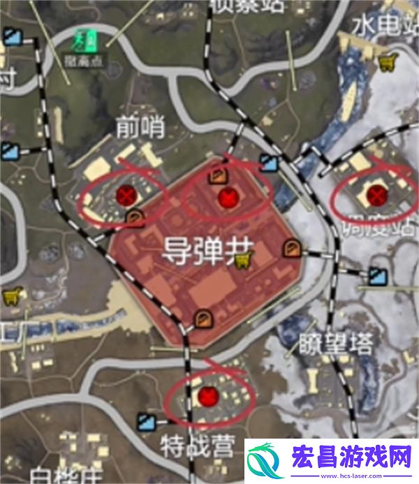 和平精英地铁逃生冰河禁区打野点在哪