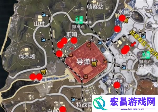和平精英地铁逃生冰河禁区打野点在哪