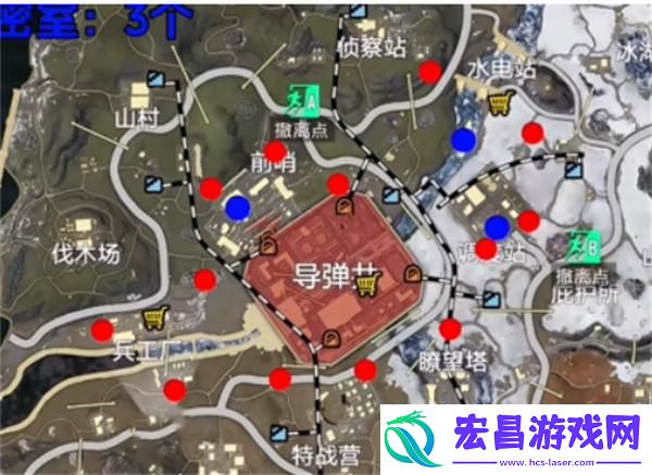和平精英地铁逃生冰河禁区打野点在哪