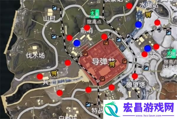 和平精英地铁逃生冰河禁区打野点在哪