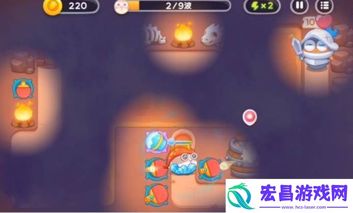 保卫萝卜4饿龙传说第三十九关怎么过
