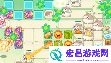 保卫萝卜4梁波波与祝秋秋第14关过关攻略