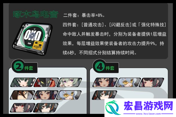 绝区零啄木鸟二件套怎么搭配