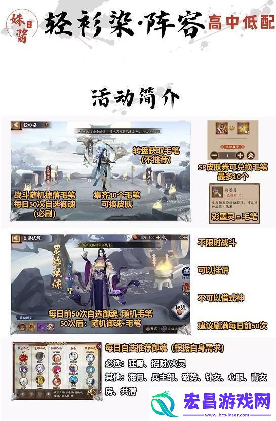 阴阳师灵染试炼攻略阵容怎么搭配