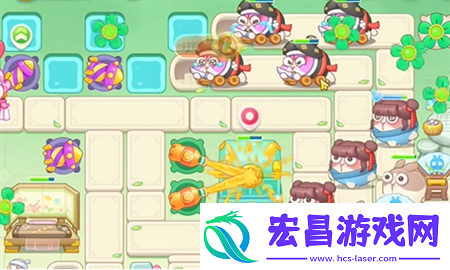 保卫萝卜4梁波波与祝秋秋第14关过关攻略