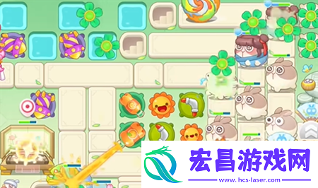 保卫萝卜4梁波波与祝秋秋第14关过关攻略
