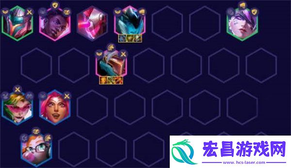 云顶之弈s8黑客劫阵容怎么搭配