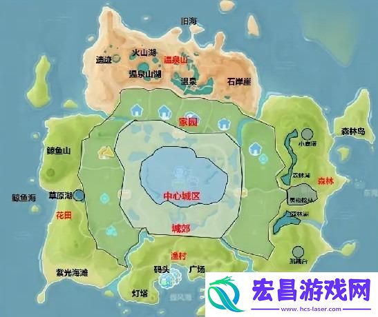 心动小镇小火烈鸟位置在哪