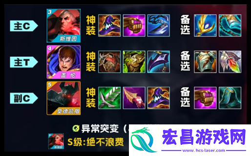 云顶之弈s13黑玫乌鸦阵容怎么搭配