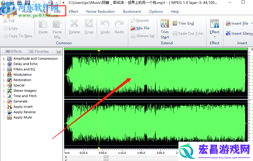 MP3AudioEditor怎么剪切音频文件