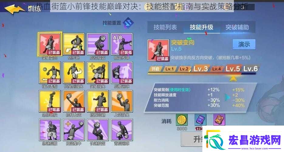 热血街篮小前锋技能巅峰对决