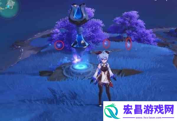 原神晶蝶快速捕捉路线