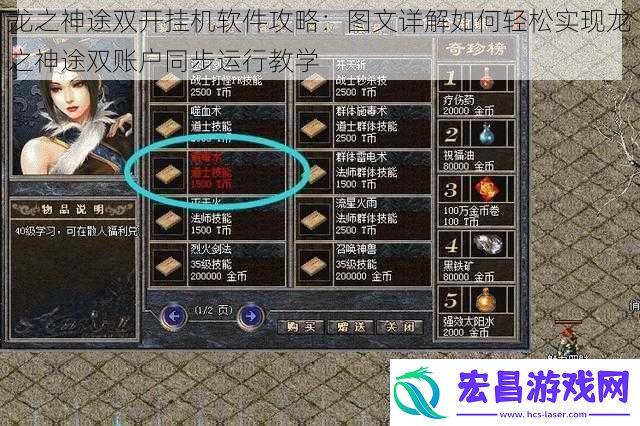 龙之神途双开挂机软件攻略