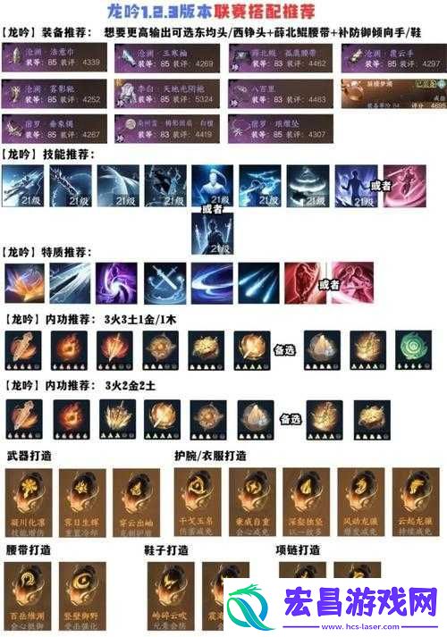逆水寒龙吟技能全面剖析