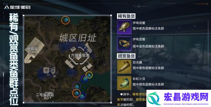 星球重启伊甸城钓鱼点位置