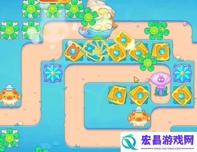 保卫萝卜4海的闺女第48关怎么过关