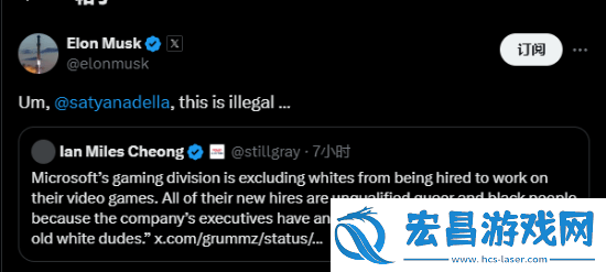 马斯克反击！质疑宣誓种族主义喊话微软老总