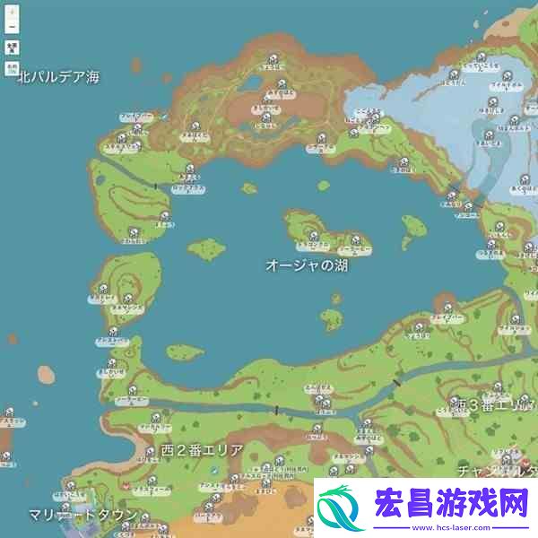 宝可梦朱紫收集相关道具位置标注