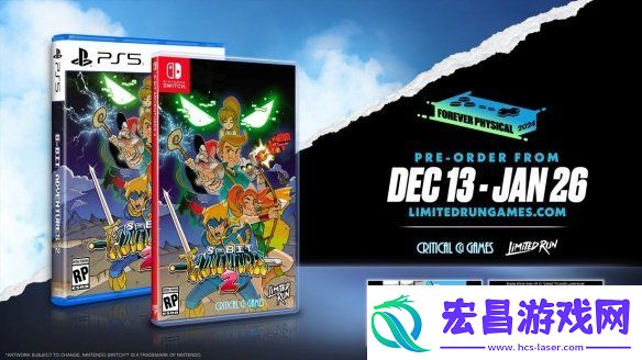 8比特冒险2将推出NS实体通常版！特别版暂无计划