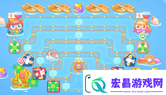 保卫萝卜4海的闺女第115关通关攻略