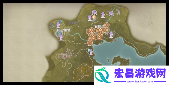 无限暖暖花愿镇雕像在哪