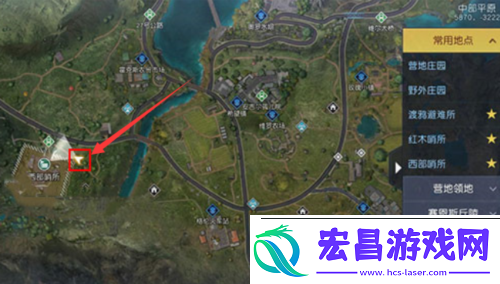 黎明觉醒藏宝图孤独的车厢在哪