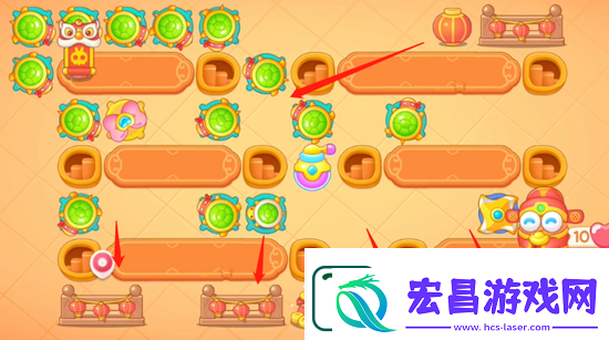 保卫萝卜4福神大作战第6关攻略