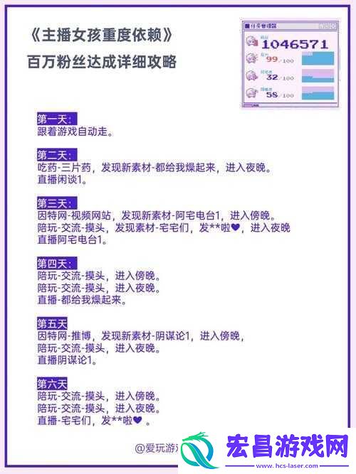 主播女孩重度依赖