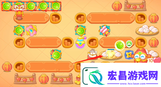 保卫萝卜4福神大作战第6关攻略