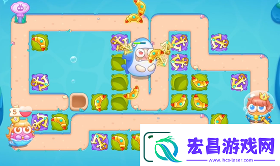 保卫萝卜4海的闺女第22关通关攻略