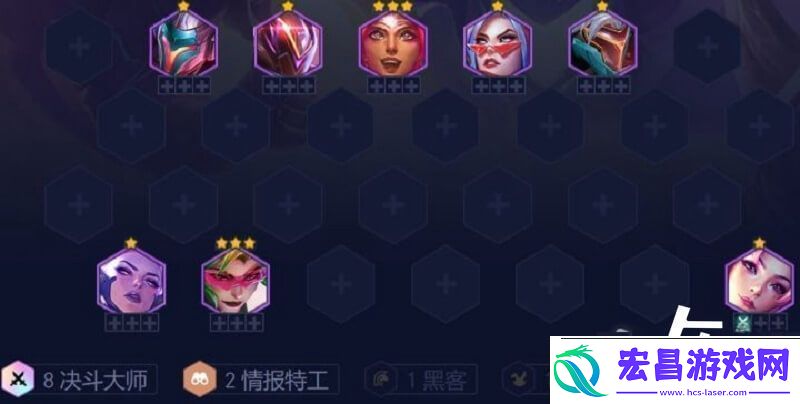 云顶之弈决斗大师阵容及出装