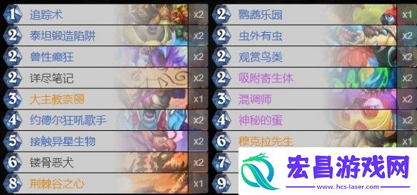 炉石传说蛋猎卡组代码
