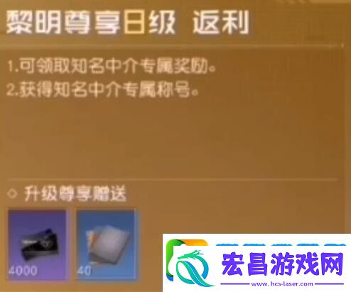 黎明觉醒vip1