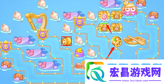 保卫萝卜4海的闺女第68关通关技巧