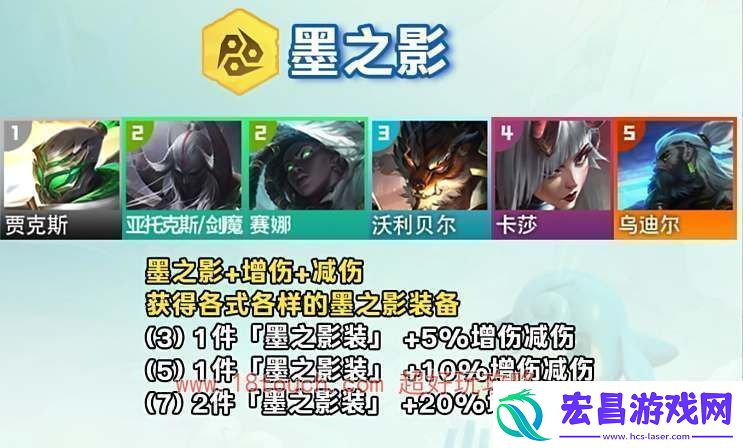 云顶之弈s11墨之影羁绊效果介绍