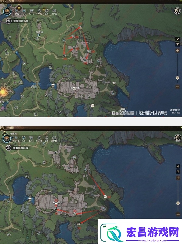 塔瑞斯世界迷雾森林探索攻略
