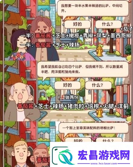 可口的比萨十周年餐车第6关打法