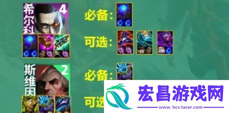 云顶之弈s9.5法师希尔科阵容怎么搭配