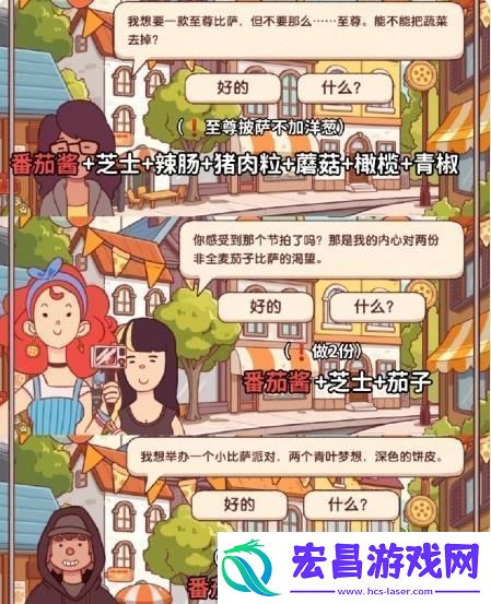 可口的比萨十周年餐车第4关通关